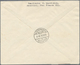 Br Zeppelinpost Übersee: 1935: PARAGUAY/LZ 127 Pendelfahrten-R-Brief Mit Spitzenwert 45 P (Sie Nr 27, A - Zeppelins