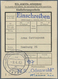 Br Schiffspost Deutschland: 1962: MS ODENWALD HAPAG, 9.4.1962 Sauber Auf Einschreibbrief Mit Einlieferu - Lettres & Documents
