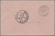 GA Schiffspost Alle Welt: 1894/1895, 25 C. Stat. Envelope From MAYUMRA With Scarce Red "PAID LIVERPOOL - Autres & Non Classés