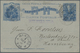 GA Schiffspost Alle Welt: 1899, Stationery Card 1 C. Reply Part W. Single Line "HUNGARIA" Canc. Ink. Cr - Andere & Zonder Classificatie