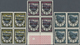 **/ Ägäische Inseln: 1944, War Victim's Relief, Complete Set As Blocks Of Four, Unmounted Mint. Sass. PA - Egée