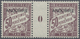 ** Andorra - Französische Post - Portomarken: 1930. Postage Due 50c Lilac "ANDORRE" In A Pair Millésime - Brieven En Documenten