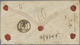 Br Belgien: 1865, 1 Fr Bright Violet, Horizontal Pair, Tied By Numeral Cancel "60", Multiple Franking O - Other & Unclassified