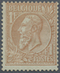 * Belgien: 1884, König Leopold II. 1 Fr. Braunrot/grünlich Ungebraucht, Seltene Marke, Mi. € 900,-- (C - Andere & Zonder Classificatie