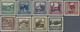 ** Belgien: 1933, Tuberculose-set Of 7 Values Complete Mint NH, In Addition Austria Set 1923 Buildings - Autres & Non Classés