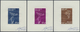 (*) Belgien: 1966, Three Proofs "Swimming Sport" On Paper Without Gum, Signed By The Designer - Altri & Non Classificati