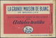 ** Belgien - Markenheftchen: 1932, FYFFES/LA GRANDE MAISON DE BLANC, 3.50fr. Booklet Complete, Cover So - Zonder Classificatie