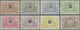 * Belgien - Eisenbahnpaketmarken: 1895/1902, Number Drawing Complete Set With 13 Values, Unused With H - Reisgoedzegels [BA]