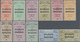 * Belgien - Eisenbahnpaketmarken: 1923/1931, 0,10 Fr. - 50 Fr. Railway Package Stamps With Overprint " - Bagages [BA]