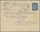 Br Bulgarien: 1882, 25 St. Blue On Cover Tied By "ROUSTCHOUK 22/1/89" Cds., Addressed To Munich With Ar - Lettres & Documents