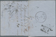 Br Dänemark: 1854. 2 S Blue(damaged On Top) + 1863, Rouletted Issue 4 S Brown Horizontal Strip Of 3 And - Lettres & Documents