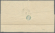 Br Dänemark: 1858, 4 S Brown Stripe Of Four Cancelled 4x "1" On Complete Folded Letter From KIOBENHAVN - Storia Postale