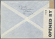 Br Dänemark - Färöer: 1942, Airmail Letter From SILKEBORG, Denmark With German Censor "Ab" Sent To Fugl - Féroé (Iles)