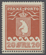 * Dänemark - Grönländisches Handelskontor: 1915, 20 Öre, 1. Druck, Auf 2 Seiten Amtlich Nachgezähnt, U - Andere & Zonder Classificatie