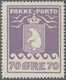 ** Dänemark - Grönländisches Handelskontor: 1915, Parcel-Stamp 70 Öre Violet, All Sides Perf. L 11¼, Su - Other & Unclassified