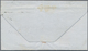 Br Dänemark - Stempel: 1856, Extremly Rare EARLIEST MUTE 5-RING CANCEL (stummer 5-Ring Stempel) On Enti - Franking Machines (EMA)