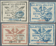 (*) Epirus - Lokalausgaben: Chimarra: 1914, Handstamps 1lep. To 25lep., Complete Set Of Four Values (5le - Epirus & Albanie