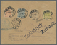 Br Estland: 1919: Registered Letter To München, Germany. 5 , 15, 25 And 70 Kop All Tied By Kyrillic "RE - Estland