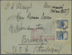 Br Estland: 1920-21 Three Registered Covers To Brooklyn, N.Y., U.S.A. Franked With 'Reval' Definitives, - Estonie