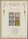 Br/Brfst Estland: 1938, Two Souvenir Sheets: Ühisabi (coat Of Arms) On Reverse Of Envelope Oblit. "TALLINN V - Estonie