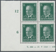 **/ Estland: 1940, Staatspräsident Päts 6 S. Blaugrün Im Postfrischen Viererblock Aus Der Linken Unteren - Estonia