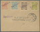 Br Estland - Stempel: 1919. Scott 1 - 4, Locally Perforated, Tied By Linear Violet "Tallin", Circular " - Estland