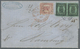 Br Finnland: 1866, 8 Pen. Black,a Pair On Ordinary Green Paper (right Stamp Perf. Faults, Others Superb - Brieven En Documenten