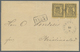 Br Finnland: 1866, 10 Pen. Black On Ordinary Brown-yellow Paper, Perf. I / A (1873) In Horizontal Pair - Lettres & Documents