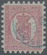 O Finnland: 1866, Freimarke Wappen, 40 Pen Rosakarmin, In Zähnung A, Signiert Diena - Lettres & Documents