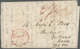 Br Frankreich - Vorphilatelie: 1835 (May 29), "FORWARDED BYH.EDWARDS&Co. PARIS" In Red And "Forwarded B - 1792-1815: Départements Conquis