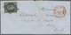 Br Frankreich: 1850, 25c. Blue, Intense Colour, Close To Full Margins, Single Franking On Lettersheet F - Oblitérés