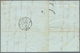 Br Frankreich: 1850, 25c. Blue, Two Lettersheets Bearing Single Franking Each (different Shades): 25c B - Oblitérés