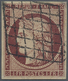 O Frankreich: 1850, Ceres 1 Fr. Carmine, Single Stamp Tied By Rhombic Grid Cancellation, Good Margins - Oblitérés