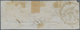 Brfst Frankreich: 1849, 1fr. Carmine, Horiz. Strip Of Three, Fresh Colour, Full Margins At Top, Other Side - Gebruikt