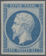 * Frankreich: 1862, Napoléon 20 C. Blue Unused Reimpression "Sir Rowland Hill", Good Margins All Aroun - Gebruikt