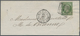 Br Frankreich: 1858, 5c. Green "Empire Nd", Single Franking On Letter, Clearly Oblit. By Losange "A" An - Oblitérés