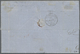 Br Frankreich: 1860, 80c. Carmine "Empire Nd", Single Franking On Lettersheet From Paris To New York, O - Oblitérés