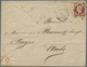 Br Frankreich: 1854, 1fr. Napoleon, Deep Colour, Close To Huge Margins With Parts Of Left Adjoining Sta - Gebruikt