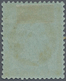 * Frankreich: 1862, Napoléon 1 C. Greenish Bronze On Pale Blue Unused Hinged. Fine. (Yvert No 19 B) - Oblitérés