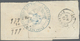 Br Frankreich: 1868 (14.5.), Napoleon 20 C. Blau + 10 C. Gelbbraun Zusammen Auf Kleinem Streifband Als - Oblitérés