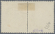 O Frankreich: 1873, 10c. Bistre, Tête-bêche Pair, Neatly Cancelled By GC "2544", One Stamp Vertical Cr - Gebruikt