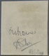 O Frankreich: 1870, 20 C. Ultramarine (outremer), Type III / Report I, Tied GC '...88', Singed Calves - Oblitérés