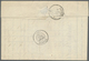 Br Frankreich: 1873, 25c. Blue "Ceres", Single Franking On Lettersheet Dated 22 Fevr. From "PLEMET 23 F - Gebruikt