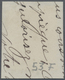 Brfst Frankreich: 1876 ERREUR: Ceres 15 C. Braun Auf Rosa (Papierfarbe Der 10 C.), Gebraucht Auf Briefstüc - Oblitérés