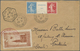 Br Frankreich: 1927, Strasbourg Souvenir Sheet, Centre Piece On Cover (envelope Some Marks) Oblit. By S - Oblitérés