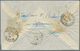 Br Frankreich: 1927, Airmail Overprints 2fr. Orange And 5fr. Blue In Combination With 25c. Semeuse And - Gebruikt
