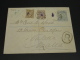 Iran 1899 Registered Stationery Cover To Malta Fold -stamp *8666 - Iran