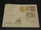 Iran 1899 Registered Stationery Cover To Malta Via Germany Fold *8665 - Irán