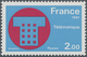 ** Frankreich: 1981, 2 Fr. Electronic Data Processing From The Edition "Progress In Science And Technol - Gebruikt