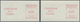 ** Frankreich - Automatenmarken: 1969, 0.30 Fr. Und 0.40 Fr. Montgeron, Type II "Punkt Verschoben", Zwe - Autres & Non Classés